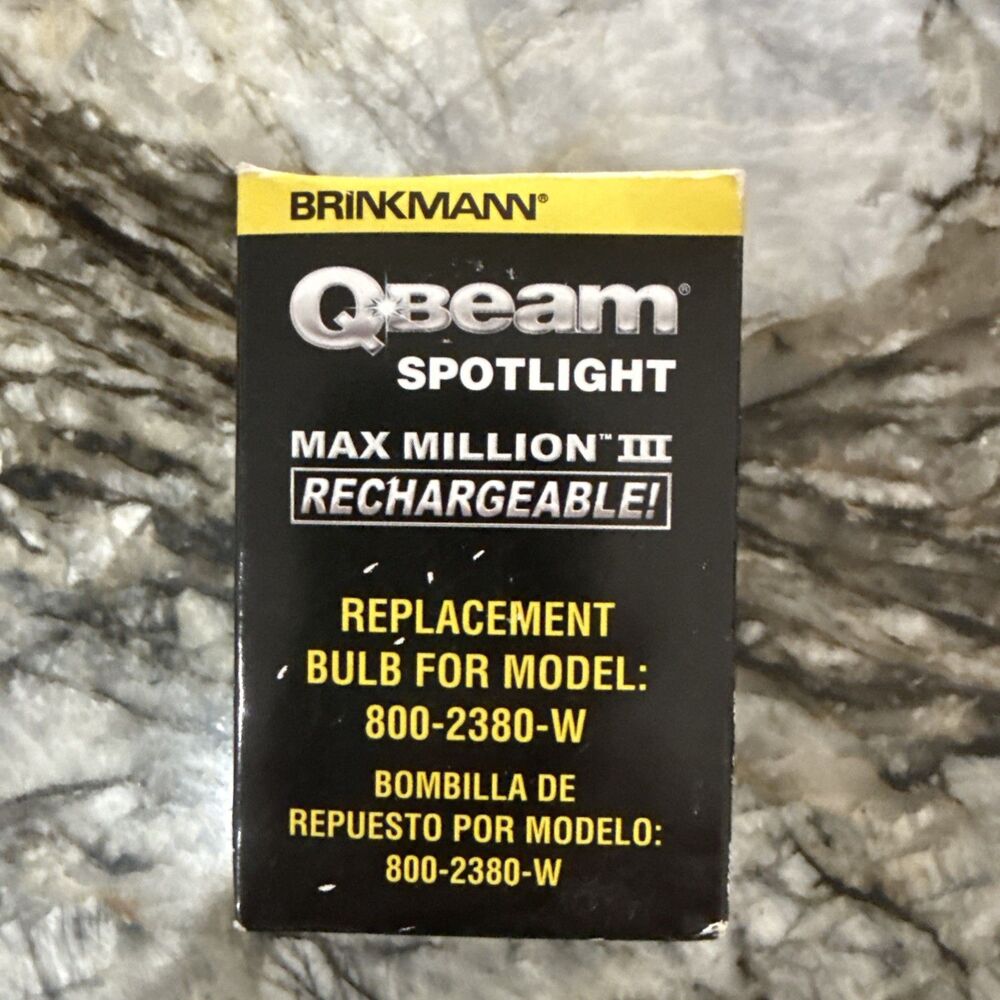Brinkmann Replacement Bulb for 800-2380-W Rechargeable Spotlight BRAND NEW